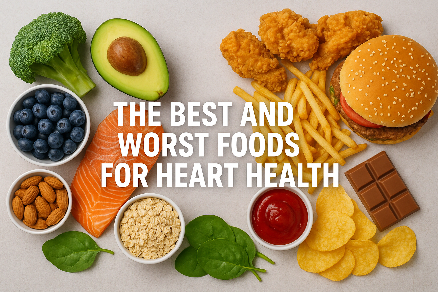 The Best and Worst Foods for Heart Health