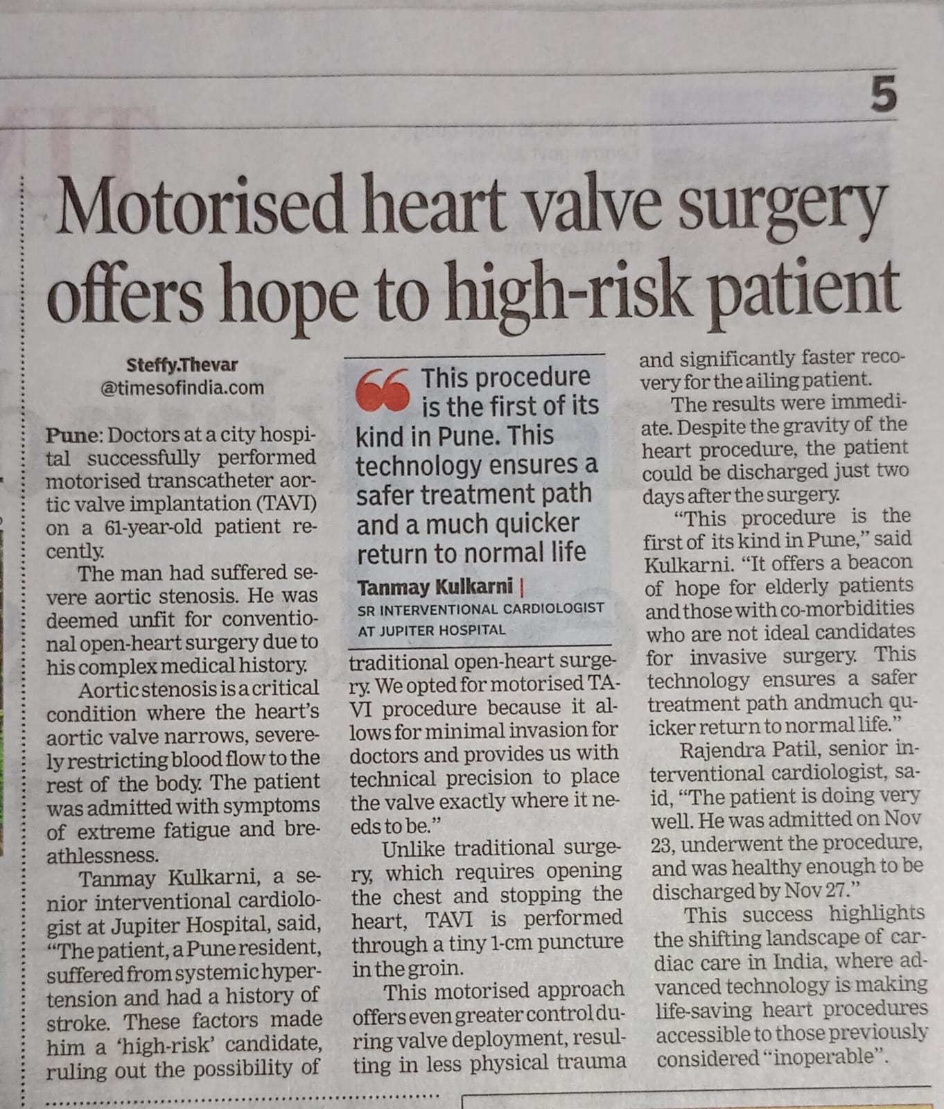 Cardiologist in Pune