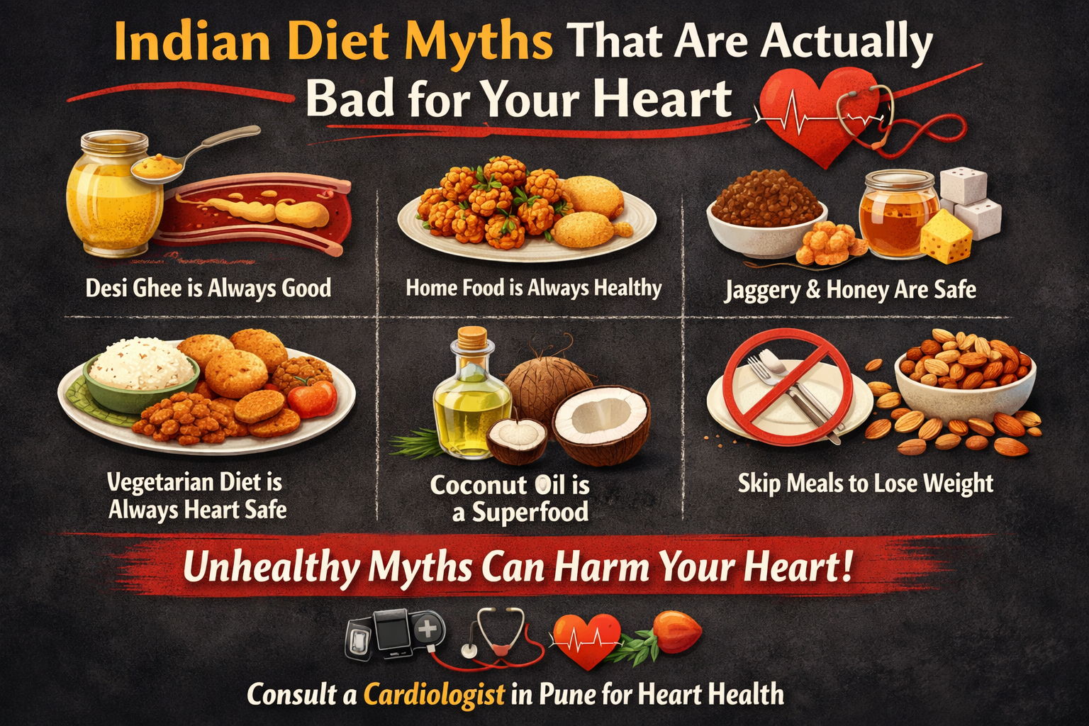 Indian Diet Myths That Are Actually Bad for Your Heart