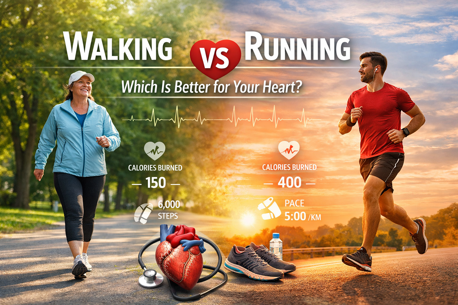 Walking vs Running: Which Is Better for Your Heart?