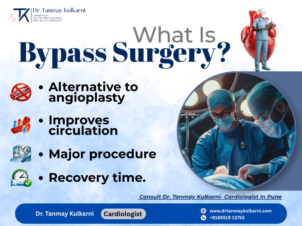 What Is Bypass Surgery? A Complete Guide by Dr. Tanmay S Kulkarni, Cardiologist in Pune
