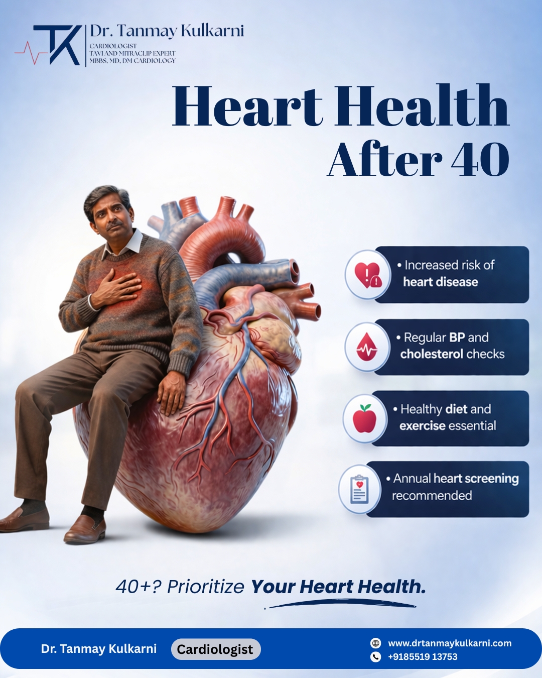 Heart Health After 40- Cardiologist In Pune