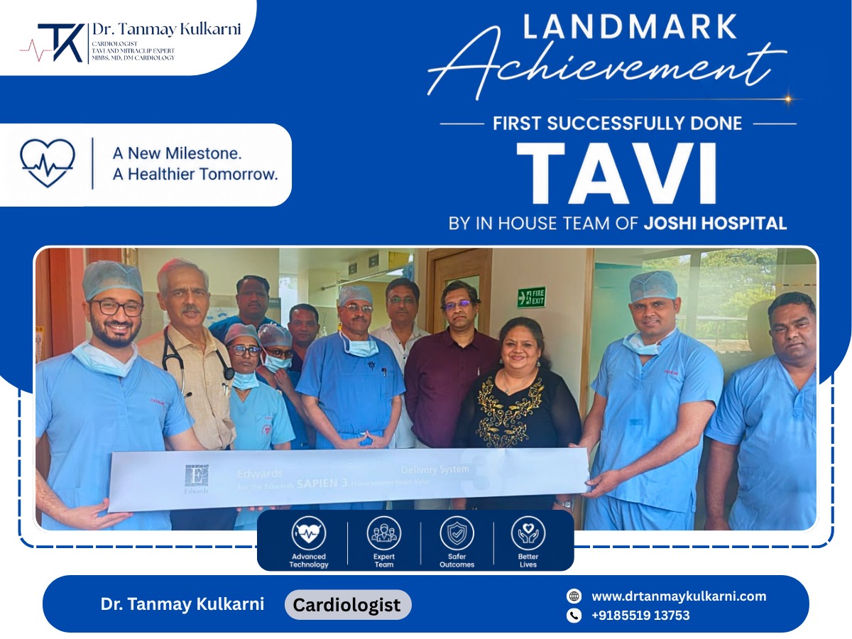 successful TAVI procedure in Pune for advanced heart valve treatment.