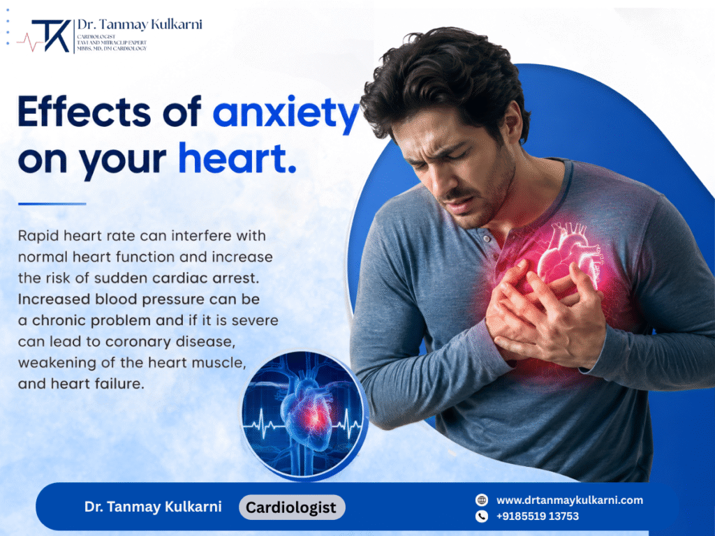 Effects of Anxiety on Your Heart – Expert Advice by Dr. Tanmay S Kulkarni, Heart Specialist in Pune
