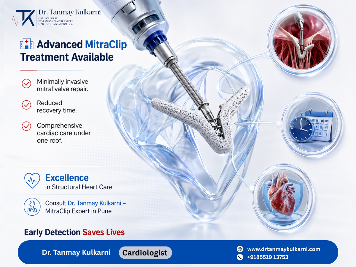MitraClip treatment by Dr. Tanmay Kulkarni.