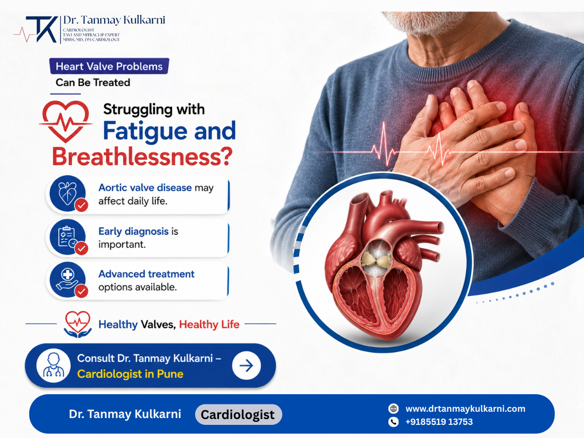 Dr. Tanmay Kulkarni discussing heart valve problems