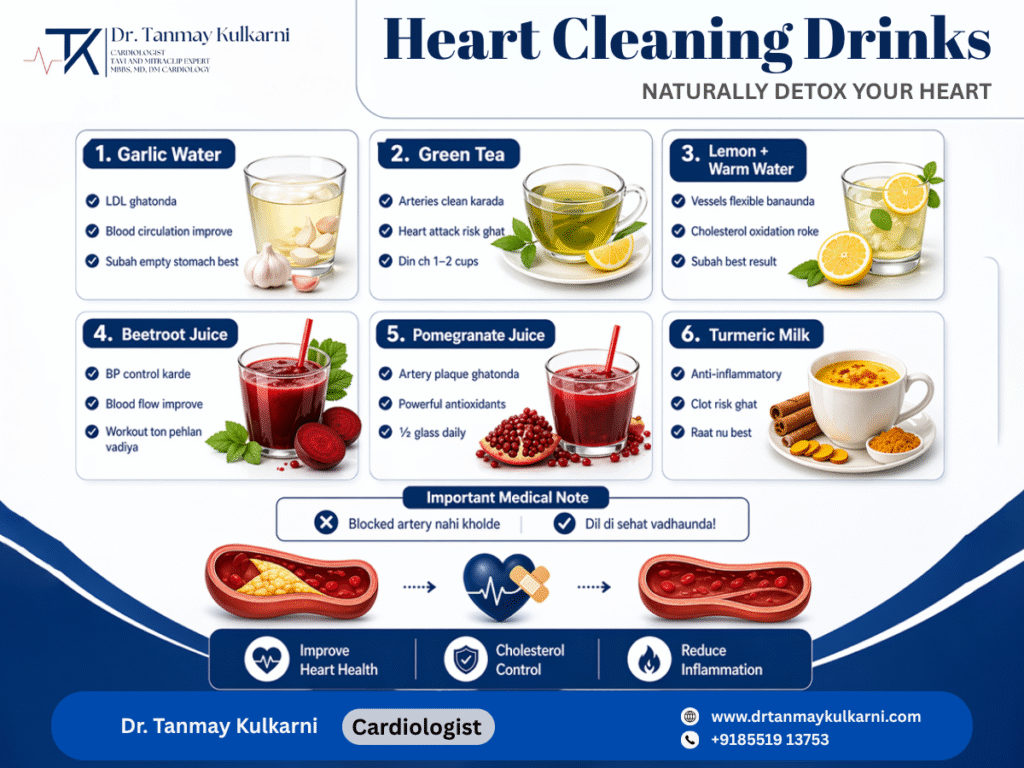 Heart-Healthy Drinks: Can Any Drink Really “Clean” Your Heart?